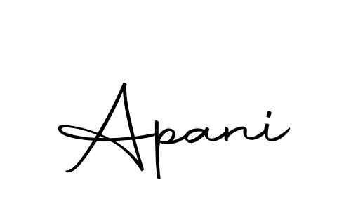 You should practise on your own different ways (Autography-DOLnW) to write your name (Apani) in signature. don't let someone else do it for you. Apani signature style 10 images and pictures png