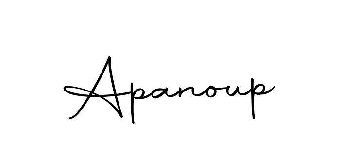 if you are searching for the best signature style for your name Apanoup. so please give up your signature search. here we have designed multiple signature styles  using Autography-DOLnW. Apanoup signature style 10 images and pictures png