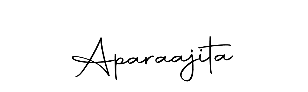 Create a beautiful signature design for name Aparaajita. With this signature (Autography-DOLnW) fonts, you can make a handwritten signature for free. Aparaajita signature style 10 images and pictures png