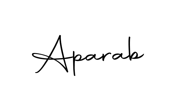 You should practise on your own different ways (Autography-DOLnW) to write your name (Aparab) in signature. don't let someone else do it for you. Aparab signature style 10 images and pictures png