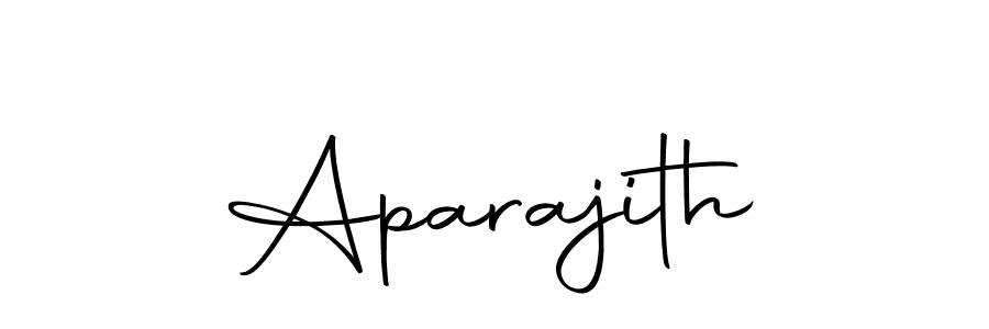 Design your own signature with our free online signature maker. With this signature software, you can create a handwritten (Autography-DOLnW) signature for name Aparajith. Aparajith signature style 10 images and pictures png