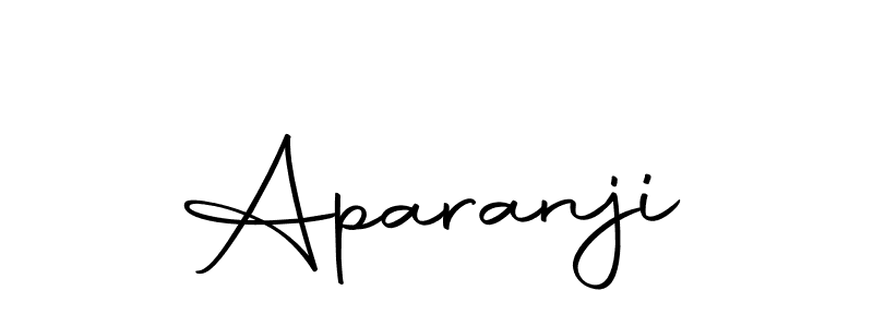 Make a beautiful signature design for name Aparanji. With this signature (Autography-DOLnW) style, you can create a handwritten signature for free. Aparanji signature style 10 images and pictures png