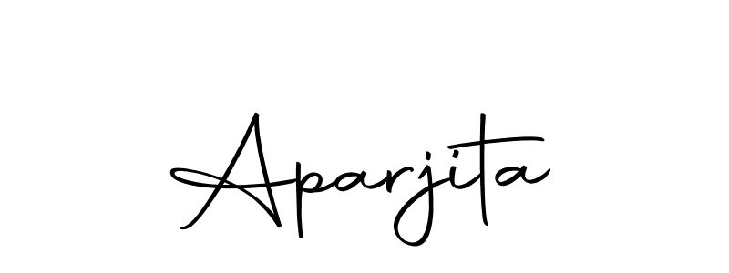 How to make Aparjita name signature. Use Autography-DOLnW style for creating short signs online. This is the latest handwritten sign. Aparjita signature style 10 images and pictures png