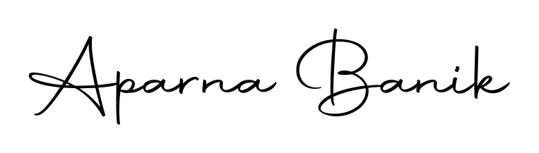 A dynamic signature style for Aparna Banik using Autography-DOLnW script. Designed to look authentic, handwritten, and professional. Aparna Banik signature style 10 images and pictures png