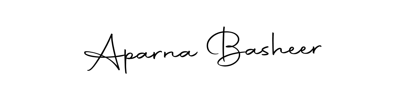 Aparna Basheer stylish signature style. Best Handwritten Sign (Autography-DOLnW) for my name. Handwritten Signature Collection Ideas for my name Aparna Basheer. Aparna Basheer signature style 10 images and pictures png