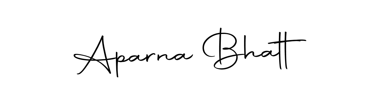 Use a signature maker to create a handwritten signature online. With this signature software, you can design (Autography-DOLnW) your own signature for name Aparna Bhatt. Aparna Bhatt signature style 10 images and pictures png