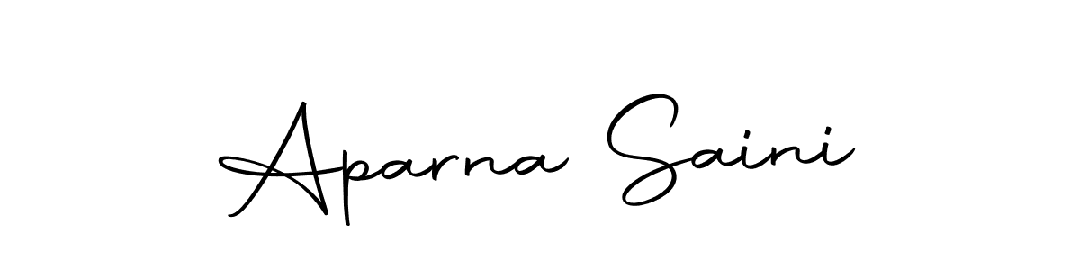 Aparna Saini stylish signature style. Best Handwritten Sign (Autography-DOLnW) for my name. Handwritten Signature Collection Ideas for my name Aparna Saini. Aparna Saini signature style 10 images and pictures png