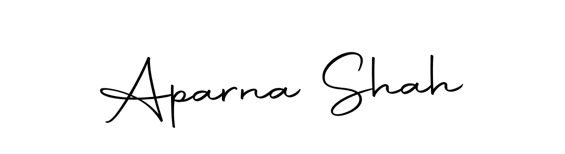 How to make Aparna Shah name signature. Use Autography-DOLnW style for creating short signs online. This is the latest handwritten sign. Aparna Shah signature style 10 images and pictures png