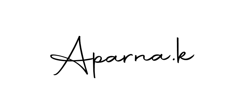 Here are the top 10 professional signature styles for the name Aparna.k. These are the best autograph styles you can use for your name. Aparna.k signature style 10 images and pictures png