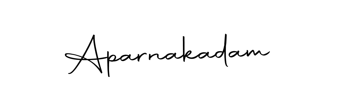 Make a beautiful signature design for name Aparnakadam. With this signature (Autography-DOLnW) style, you can create a handwritten signature for free. Aparnakadam signature style 10 images and pictures png