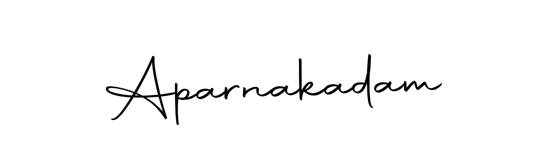 Make a beautiful signature design for name Aparnakadam. With this signature (Autography-DOLnW) style, you can create a handwritten signature for free. Aparnakadam signature style 10 images and pictures png