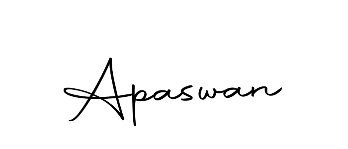 Create a beautiful signature design for name Apaswan. With this signature (Autography-DOLnW) fonts, you can make a handwritten signature for free. Apaswan signature style 10 images and pictures png