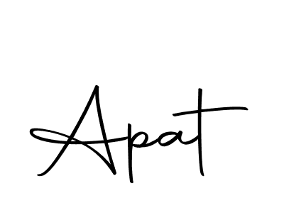 Make a beautiful signature design for name Apat. Use this online signature maker to create a handwritten signature for free. Apat signature style 10 images and pictures png