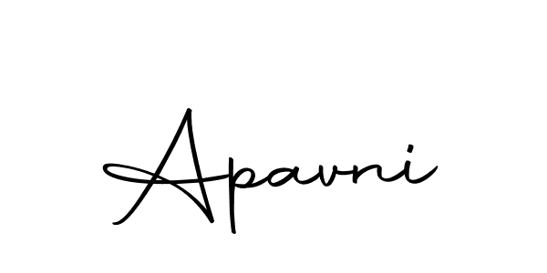 Use a signature maker to create a handwritten signature online. With this signature software, you can design (Autography-DOLnW) your own signature for name Apavni. Apavni signature style 10 images and pictures png