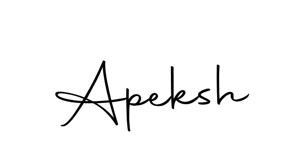 Use a signature maker to create a handwritten signature online. With this signature software, you can design (Autography-DOLnW) your own signature for name Apeksh. Apeksh signature style 10 images and pictures png