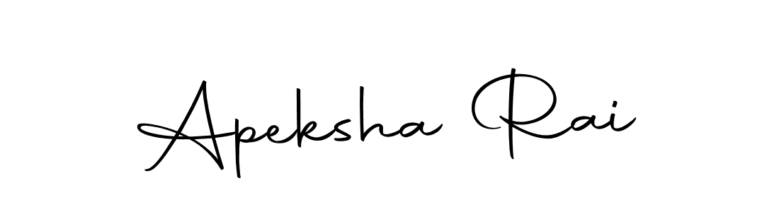 Make a beautiful signature design for name Apeksha Rai. With this signature (Autography-DOLnW) style, you can create a handwritten signature for free. Apeksha Rai signature style 10 images and pictures png