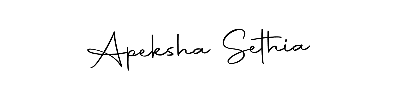 It looks lik you need a new signature style for name Apeksha Sethia. Design unique handwritten (Autography-DOLnW) signature with our free signature maker in just a few clicks. Apeksha Sethia signature style 10 images and pictures png