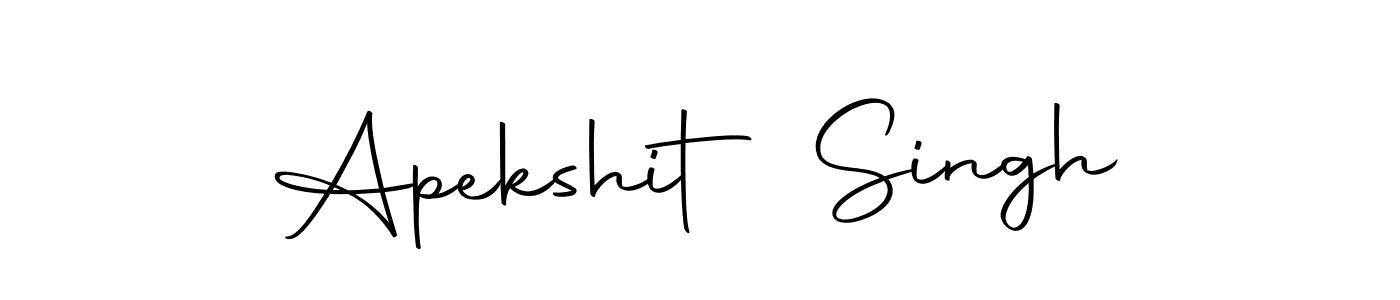 Design your own signature with our free online signature maker. With this signature software, you can create a handwritten (Autography-DOLnW) signature for name Apekshit Singh. Apekshit Singh signature style 10 images and pictures png