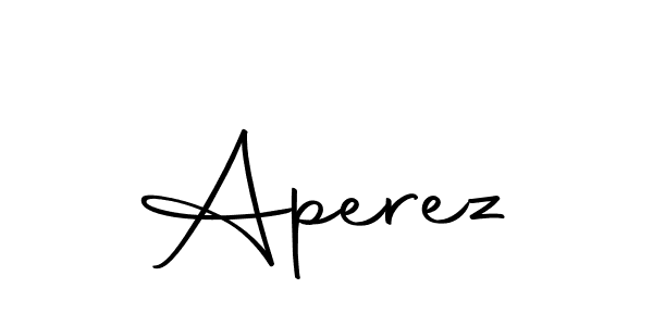 You should practise on your own different ways (Autography-DOLnW) to write your name (Aperez) in signature. don't let someone else do it for you. Aperez signature style 10 images and pictures png