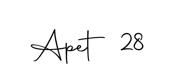 Also we have Apet 28 name is the best signature style. Create professional handwritten signature collection using Autography-DOLnW autograph style. Apet 28 signature style 10 images and pictures png