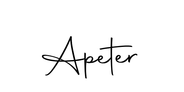 Apeter stylish signature style. Best Handwritten Sign (Autography-DOLnW) for my name. Handwritten Signature Collection Ideas for my name Apeter. Apeter signature style 10 images and pictures png