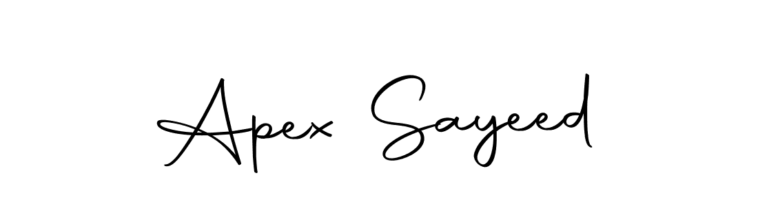 if you are searching for the best signature style for your name Apex Sayeed. so please give up your signature search. here we have designed multiple signature styles  using Autography-DOLnW. Apex Sayeed signature style 10 images and pictures png