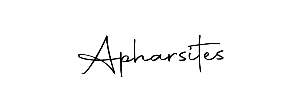 Use a signature maker to create a handwritten signature online. With this signature software, you can design (Autography-DOLnW) your own signature for name Apharsites. Apharsites signature style 10 images and pictures png