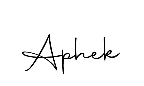 Use a signature maker to create a handwritten signature online. With this signature software, you can design (Autography-DOLnW) your own signature for name Aphek. Aphek signature style 10 images and pictures png