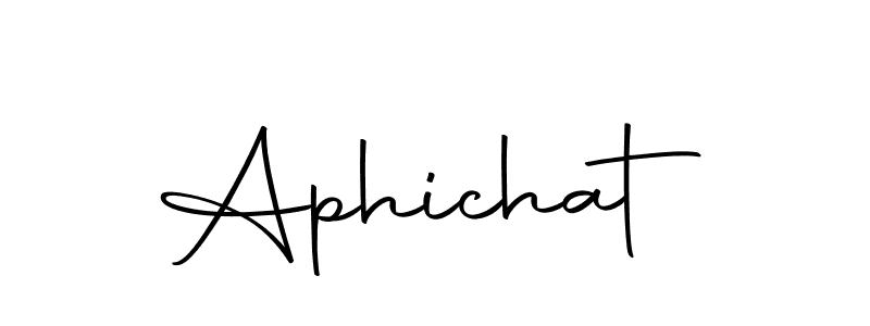 Aphichat stylish signature style. Best Handwritten Sign (Autography-DOLnW) for my name. Handwritten Signature Collection Ideas for my name Aphichat. Aphichat signature style 10 images and pictures png