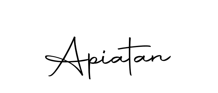 You can use this online signature creator to create a handwritten signature for the name Apiatan. This is the best online autograph maker. Apiatan signature style 10 images and pictures png