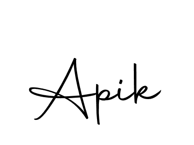 The best way (Autography-DOLnW) to make a short signature is to pick only two or three words in your name. The name Apik include a total of six letters. For converting this name. Apik signature style 10 images and pictures png
