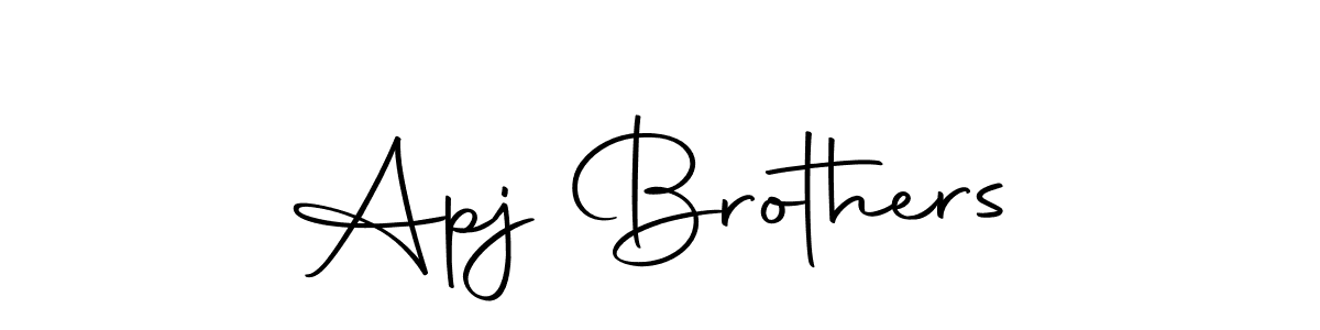 Use a signature maker to create a handwritten signature online. With this signature software, you can design (Autography-DOLnW) your own signature for name Apj Brothers. Apj Brothers signature style 10 images and pictures png