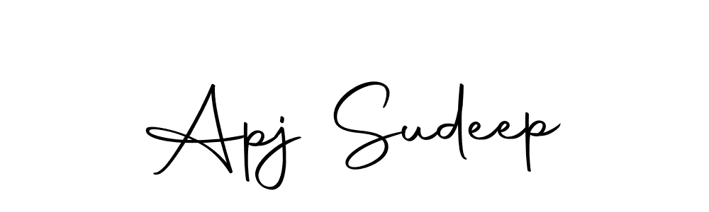 Here are the top 10 professional signature styles for the name Apj Sudeep. These are the best autograph styles you can use for your name. Apj Sudeep signature style 10 images and pictures png
