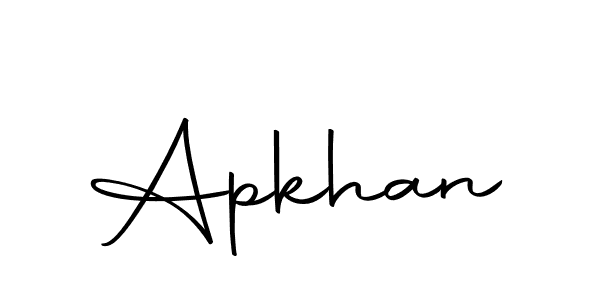 Also we have Apkhan name is the best signature style. Create professional handwritten signature collection using Autography-DOLnW autograph style. Apkhan signature style 10 images and pictures png