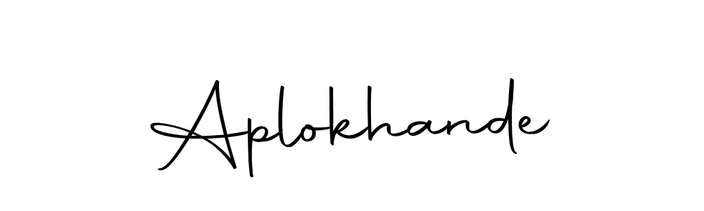 How to Draw Aplokhande signature style? Autography-DOLnW is a latest design signature styles for name Aplokhande. Aplokhande signature style 10 images and pictures png