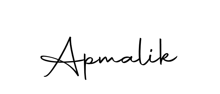 You should practise on your own different ways (Autography-DOLnW) to write your name (Apmalik) in signature. don't let someone else do it for you. Apmalik signature style 10 images and pictures png