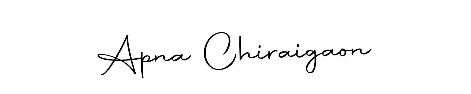 How to make Apna Chiraigaon signature? Autography-DOLnW is a professional autograph style. Create handwritten signature for Apna Chiraigaon name. Apna Chiraigaon signature style 10 images and pictures png