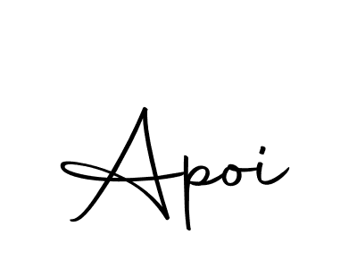 How to make Apoi name signature. Use Autography-DOLnW style for creating short signs online. This is the latest handwritten sign. Apoi signature style 10 images and pictures png