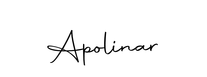 How to make Apolinar name signature. Use Autography-DOLnW style for creating short signs online. This is the latest handwritten sign. Apolinar signature style 10 images and pictures png