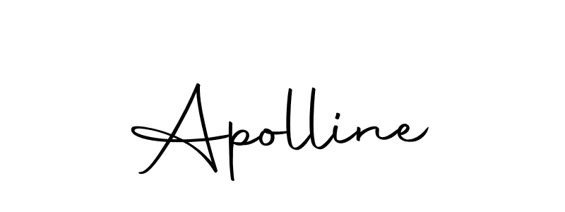 The best way (Autography-DOLnW) to make a short signature is to pick only two or three words in your name. The name Apolline include a total of six letters. For converting this name. Apolline signature style 10 images and pictures png