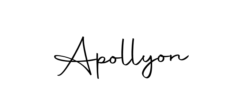 Use a signature maker to create a handwritten signature online. With this signature software, you can design (Autography-DOLnW) your own signature for name Apollyon. Apollyon signature style 10 images and pictures png