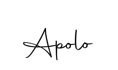 How to make Apolo signature? Autography-DOLnW is a professional autograph style. Create handwritten signature for Apolo name. Apolo signature style 10 images and pictures png