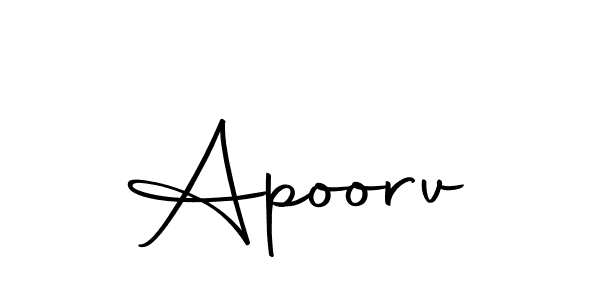 It looks lik you need a new signature style for name Apoorv. Design unique handwritten (Autography-DOLnW) signature with our free signature maker in just a few clicks. Apoorv signature style 10 images and pictures png