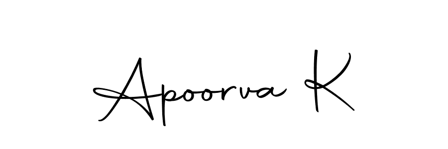 Autography-DOLnW is a professional signature style that is perfect for those who want to add a touch of class to their signature. It is also a great choice for those who want to make their signature more unique. Get Apoorva K name to fancy signature for free. Apoorva K signature style 10 images and pictures png