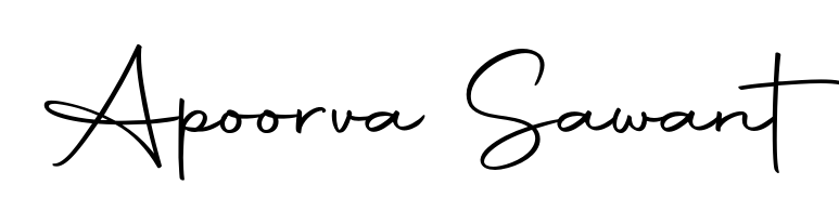 The Autography-DOLnW font transforms the name Apoorva Sawant into an executive sign with sharp precision and distinguished character. Apoorva Sawant signature style 10 images and pictures png