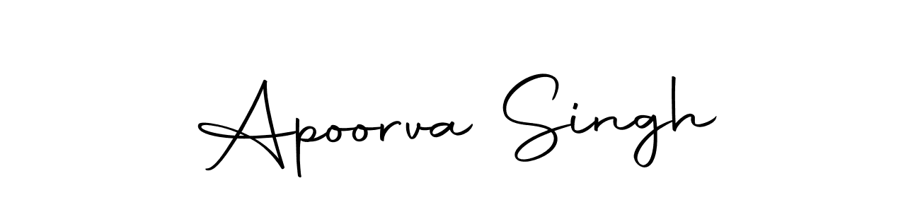 The best way (Autography-DOLnW) to make a short signature is to pick only two or three words in your name. The name Apoorva Singh include a total of six letters. For converting this name. Apoorva Singh signature style 10 images and pictures png