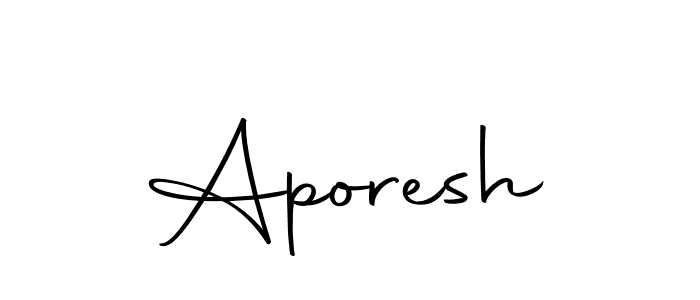 Make a beautiful signature design for name Aporesh. With this signature (Autography-DOLnW) style, you can create a handwritten signature for free. Aporesh signature style 10 images and pictures png