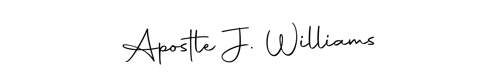 How to Draw Apostle J. Williams signature style? Autography-DOLnW is a latest design signature styles for name Apostle J. Williams. Apostle J. Williams signature style 10 images and pictures png