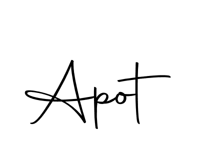 The best way (Autography-DOLnW) to make a short signature is to pick only two or three words in your name. The name Apot include a total of six letters. For converting this name. Apot signature style 10 images and pictures png