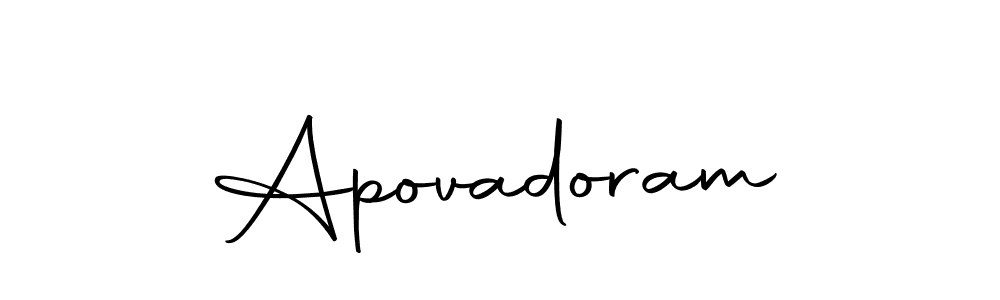 Also we have Apovadoram name is the best signature style. Create professional handwritten signature collection using Autography-DOLnW autograph style. Apovadoram signature style 10 images and pictures png